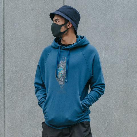 WATCH 'NO TIME' BLUE HOODIE